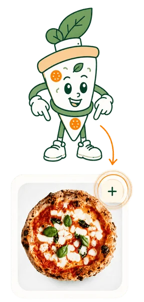 Mascotte Green Pizz'